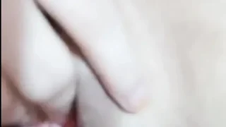 A Beautiful Girl Who Is Squirming