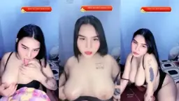 Angel99 Mengisap Dan Menjilat Puting Payudaranya Dengan Penuh Nafsu
