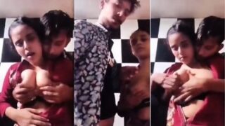 Tiktoker Meremas Payudara Montok Pacarnya Di Depan Kamera