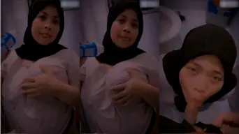 Jilbab Hitam Menggoda, Payudara Montok Mengguncang Tiktok
