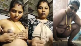 Wanita India Selatan Yang Tak Puas Melepas Pakaian Dan Memuaskan Diri Sendiri