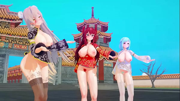 Gadis Virtual Mmd Rayakan Imlek Dengan Goyang Panas