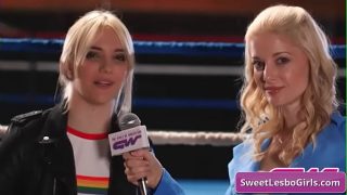 Ariel X Dan Sinn Sage, Dua Lesbian Seksi Yang Bergulat Penuh Gairah Di Atas Ring Hingga Memuncak Kenikmatan
