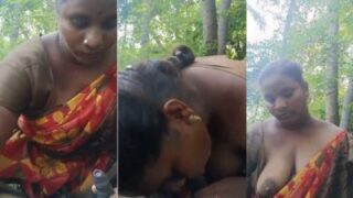 Gadis Tamil Seksi Memberikan Blowjob India Di Tengah Hutan Liar