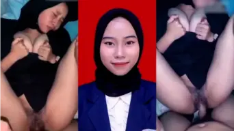 Bocil Hijabers Ngeseks Di Kosan Sampe Viral, Bikin Makin Panas Kena Mental.