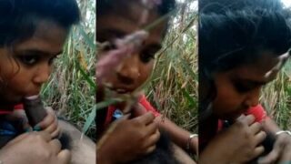 Desi Desa, Cewek Bangla Ngewe Sambil Ngehisap Kontol Gede Di Ladang, Bikin Makin Horny.