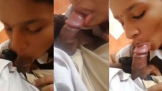 Gadis Desi Memberikan Blowjob Panas Untuk Pacarnya Di Rumah