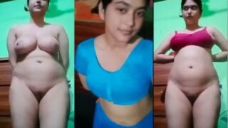 Gadis Seksi Dengan Payudara Montok Merekam Video Bugilnya