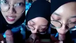 Hijab Mengulum Kontol Sampai Teler