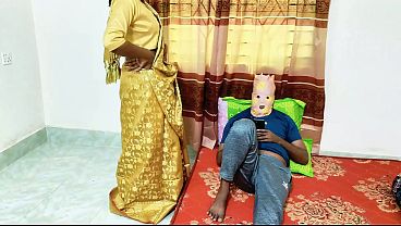 Bhabhi Bergaun Saree Desi Bercinta Romantis Dengan Suami