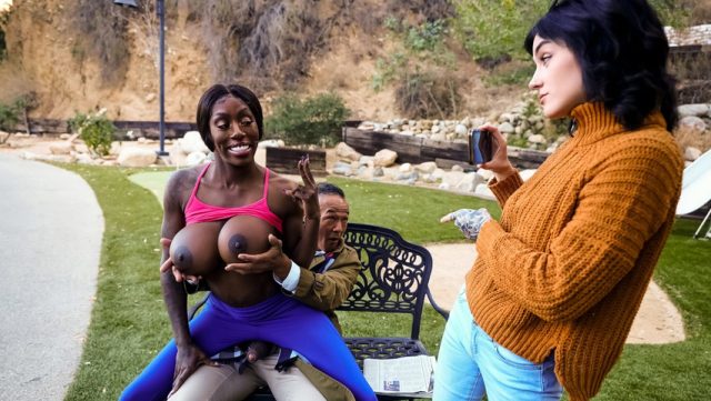Brazzers – Si Tua Bangke Ngaceng Di Bangku Taman, Ketemu Pelari Cewek Terselera Yang Haus Kontol