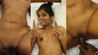 Ngentot Habis-habisan Cewek Desi Telanjang Di Hotel, Lubang Memek Sempitnya Digenjot Sama Pacar Bejat