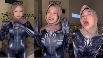 Sheii Anathema Kostum Spiderwoman Bikin Crot Lu Muncrat Abis!
