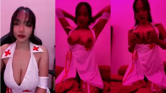 Sunflo Si Perawat Nakal Siap Main-main Di Live, Bikin Basah Dan Panas