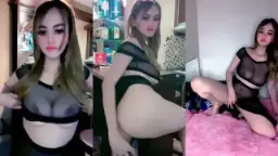 Cia Uting Pamer Toket Mulus, Busana Transparan Bikin Liyep Ebot Pengen Colmek.