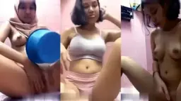 Elsya Hijab Ngewe Sampai Muncrat Air Mani
