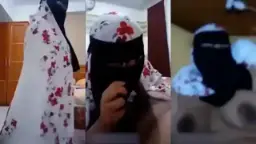 Genjod Memek Cewek Bercadar Sampe Muncrat, Bikin Crot Kenceng