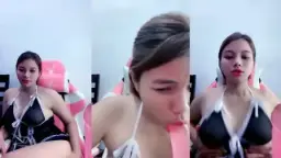 Marimar Kimmy Ngentot Pakai Dildo Mangga Di Live, Crot Di Dalem, Bikin Muncrat