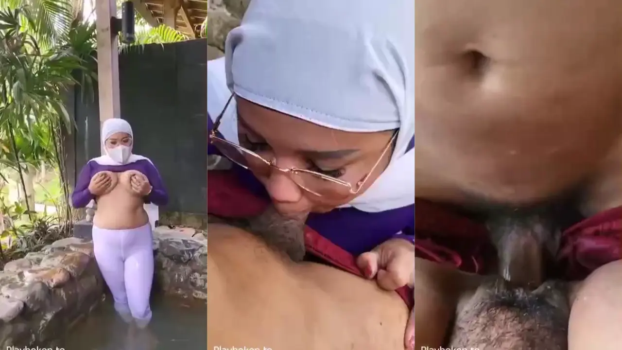 Ngentotin Stw Tua Di Kolam Pemandian Sambil Muncratin Air Panas