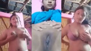 Big Boobs Desi Cewek Telanjang Bugil Goyang-goyang Depan Kamera Buat Bikin Video Mms Panas.