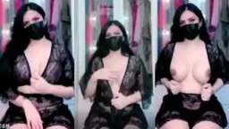 Toket Gede Bulat Sempurna Alondra Cantik Bikin Crot Pake Lingerie Seksi.
